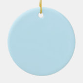 Violet Rozen Christelijk kruis Keramisch Ornament (Achterkant)