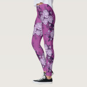Violet Rozen Patroon Leggings (Links)
