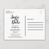 Violet Rustic Mason Jar Wedding Save the Date Aankondigingskaart (Achterkant)