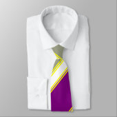 Violet Sage en Buttercup University Stripe Stropdas (Gebonden)