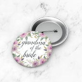 Violet & Sage Grandma van de Bride Ronde Button 5,7 Cm