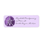 Violet Sand Dollar Labels (Voorkant)