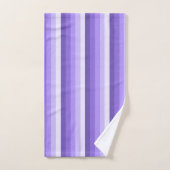 Violet schaduwstrepen bad handdoek (Handdoek)