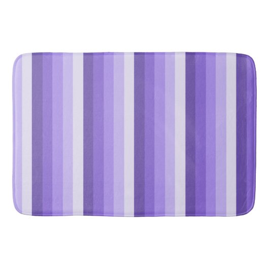 Violet schaduwstrepen badmat (Voorkant)