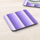 Violet schaduwstrepen bier onderzetter (Linkerzijde)