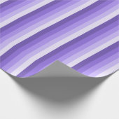 Violet schaduwstrepen cadeaupapier (Hoek)