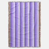 Violet schaduwstrepen deken (Voorkant Verticaal)