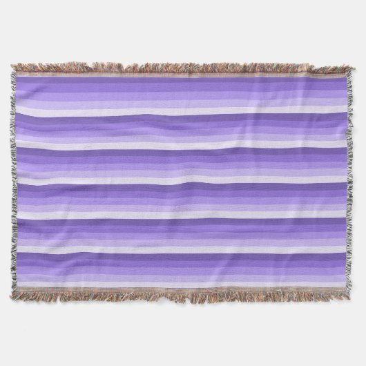 Violet schaduwstrepen deken (Voorkant)