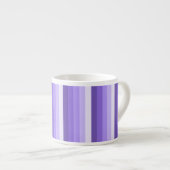 Violet schaduwstrepen espresso kop (Voorkant rechts)