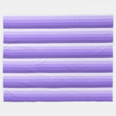 Violet schaduwstrepen fleece deken (Voorkant (Horizontaal))