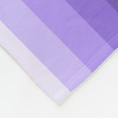 Violet schaduwstrepen fleece deken (Hoek)