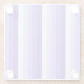 Violet schaduwstrepen glazen onderzetter (Achterkant)