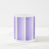 Violet schaduwstrepen matglas koffiemok (Center)