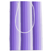 Violet schaduwstrepen medium cadeauzakje (Voorkant)