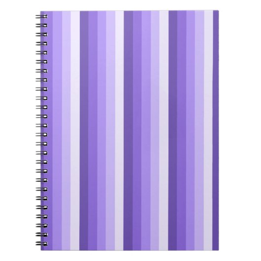 Violet schaduwstrepen notitieboek (Voorkant)