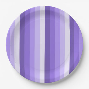 Violet schaduwstrepen papieren bordje