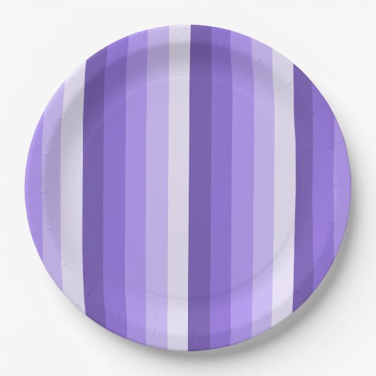 Violet schaduwstrepen papieren bordje (Voorkant)