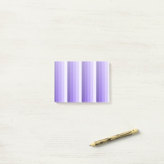 Violet schaduwstrepen post-it® notes (Op bureau)