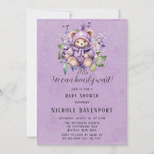 Violet Schattige Teddy Bear Floral kunnen we bijna