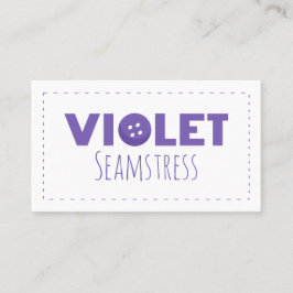 Violet Seamstress Visitekaartje