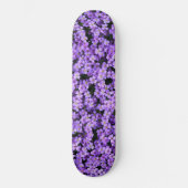 Violet Skateboard Violet Flowers Spring Paars (Voorkant)