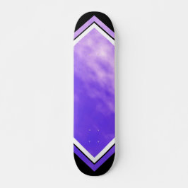 Violet Skies Clouds Paars zwart  dek Persoonlijk Skateboard