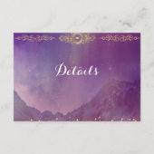 Violet Sky Gold Moon Enclosure Kaart (Achterkant)