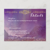 Violet Sky Gold Moon Enclosure Kaart (Voorkant)