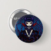 "Violet Soms"-Button Ronde Button 5,7 Cm (Voorkant /achterkant)