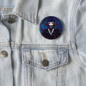 "Violet Soms"-Button Ronde Button 5,7 Cm (In situ)