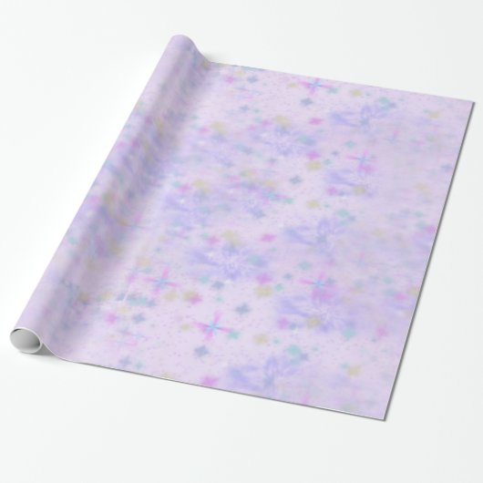 Violet Spark Cadeaupapier (Uitgerold)