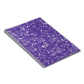 Violet Splash Marmer Notitieboek (Rechterzijde)