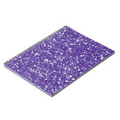 Violet Splash Marmer Notitieboek (Linkerzijde)