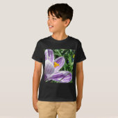 Violet Spring Crocus T-shirt (Voorkant volledig)