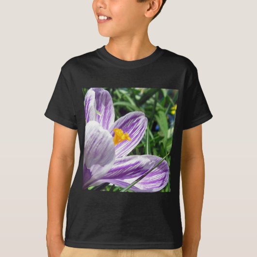 Violet Spring Crocus T-shirt (Voorkant)