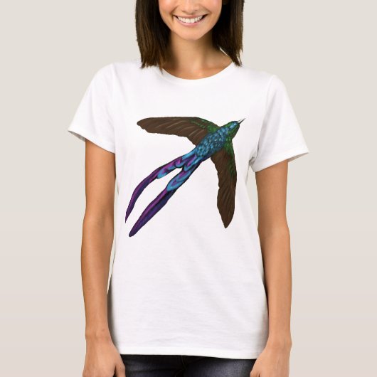 Violet-staartsylfe T-shirt (Voorkant)