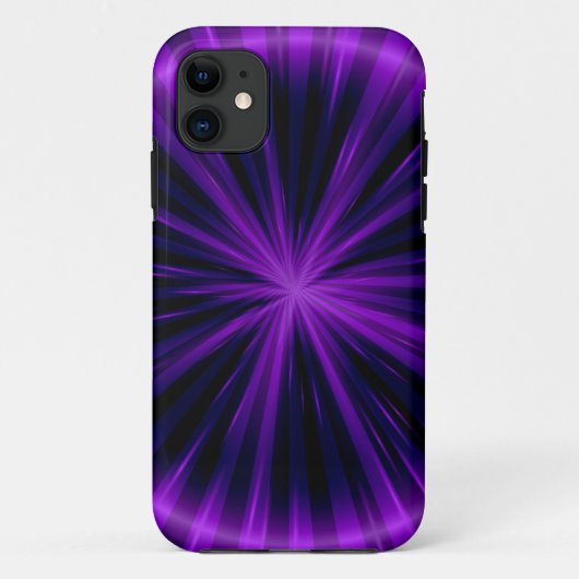 Violet Star Light Graphic Art Case-Mate iPhone Case (Achterkant)