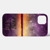 Violet Stars en Sunset Lake iPad Case (Achterkant (horizontaal))