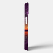 Violet Stars en Sunset Lake iPad Case (Achterkant / Rechts)
