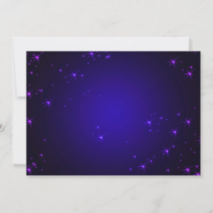 Violet Stars Uitnodiging