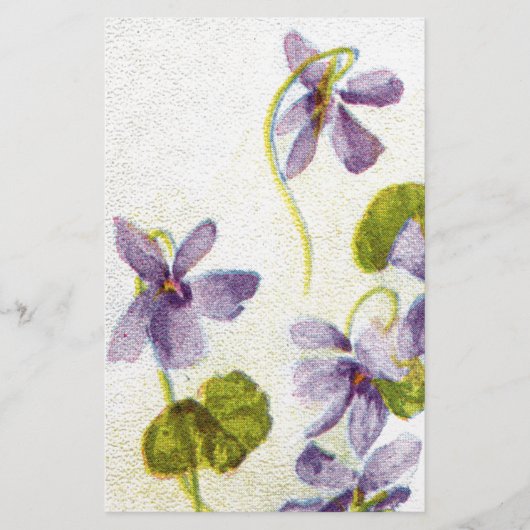  Violet Stationery Briefpapier (Voorkant)
