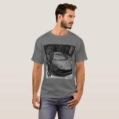 Violet stijl tribal olie blacklyon ontwerp 2 t-shirt (Voorkant volledig)