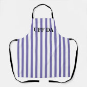 Violet Striped Uff Da All-Over Print Schort (Voorkant)