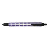Violet Stripes aangepaste monogram pennen (Achterkant)
