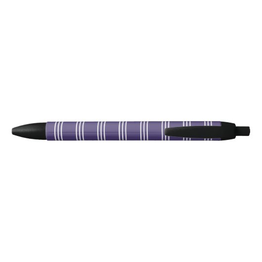 Violet Stripes aangepaste monogram pennen (Achterkant)