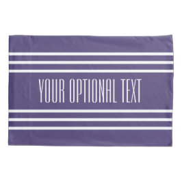 Violet Stripes aangepaste tekstkussens hoesjes Kussensloop