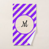Violet Stripes Bad Handdoek (Handdoek)