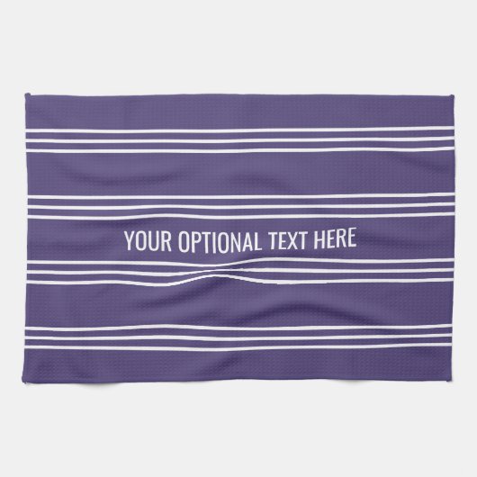 Violet Stripes keukenhanddoek (Horizontaal)