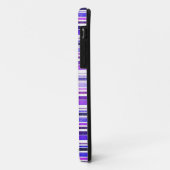  Violet Stripes Patroon Case-Mate iPhone Case (Achterkant/links)