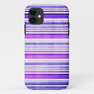  Violet Stripes Patroon Case-Mate iPhone Case